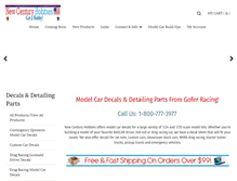 Tablet Screenshot of newcenturyhobbies.com